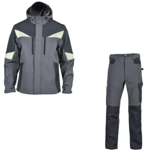 Костюм робочий Softshell утеплений SIZAM KINGSTON-JT GRAY BLACK